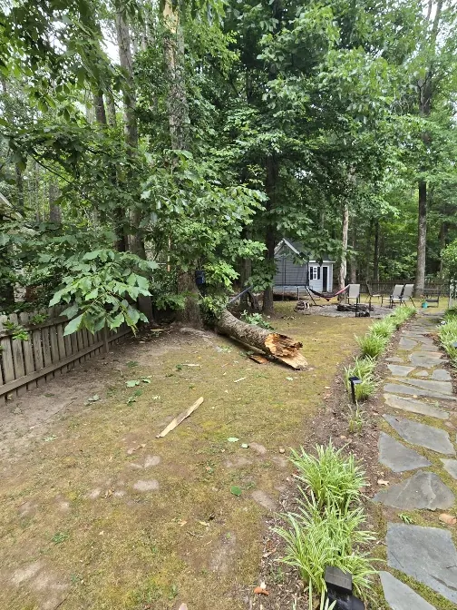 Before & After project photo from RTP, NC