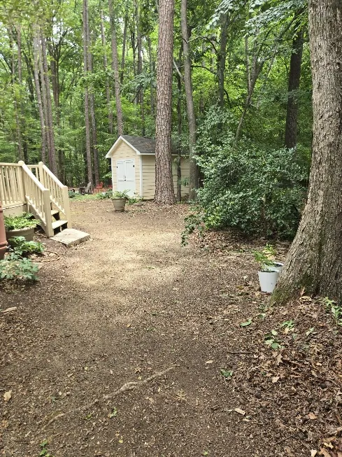 Before & After project photo from RTP, NC